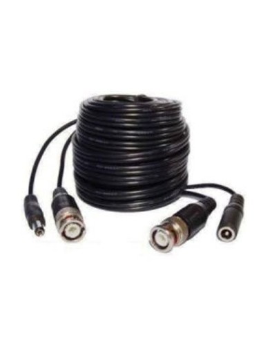 Cable coaxial para cámaras de seguridad vídeo y alimentación 30Mtrs.