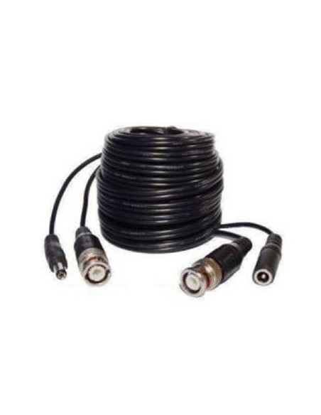 Cable coaxial para cámaras de seguridad vídeo y alimentación 30Mtrs.