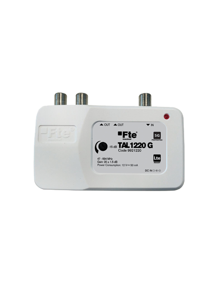 TAL 1220-G / Amplificador de vivienda 2 salidas