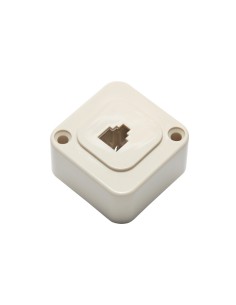 Caja telefónica modular superficie RJ11 2