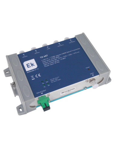 TO 4ST / Transmisor óptico para 4 Pol. SAT + TER