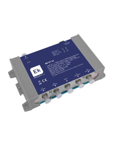 RO ST 44 / Receptor óptico para 4 Pol. SAT + TER