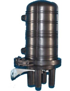 Torpedo estanco tipo botella 48 empalmes 4 entradas