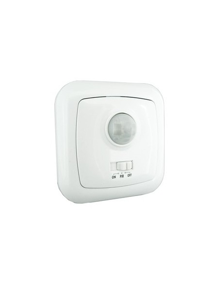 Interruptor/detector de movimiento por infrarrojos empotrable. 400 W