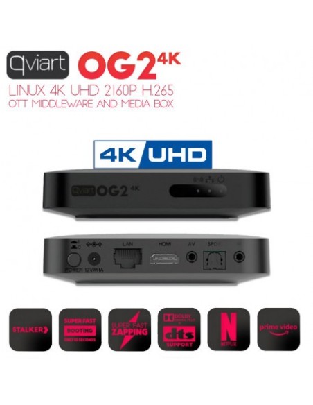QVIART OG 2 4K / Receptor Linux OTT UHD