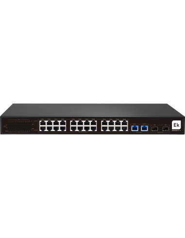 SWP 26 / Switch PoE 24 Ptos 10/100/1000Mbps