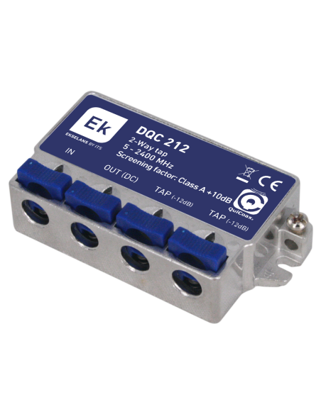 DQC 212 / Derivador QUICOAX 2 Salidas 12dB