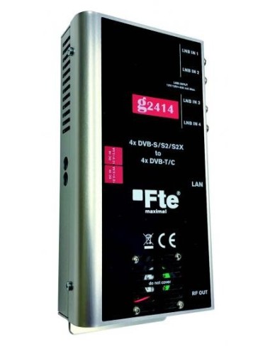 G 2414 / Cabecera compacta 4 x DVB-S/S2/S2x a 4...