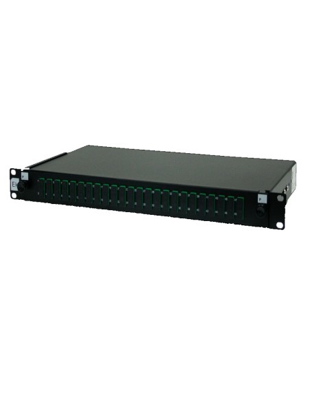 BF 48 E / Bandeja extraíble 48p con adaptadores SC/APC duplex