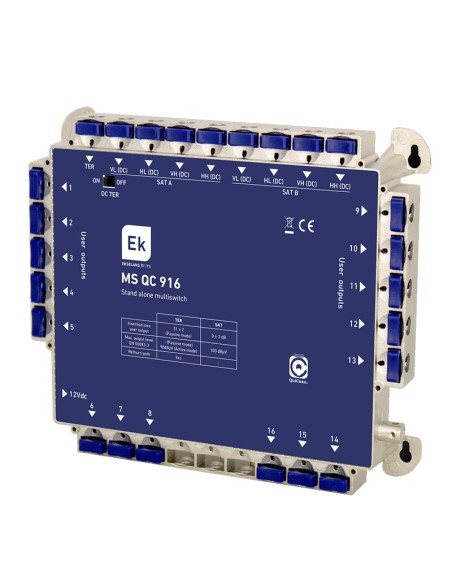MS QC 916 / Multiswitch estrella/final 9x16