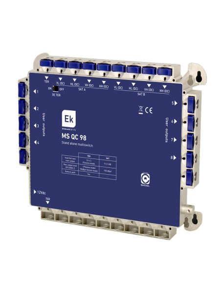 MS QC 98 / Multiswitch estrella/final 9x8