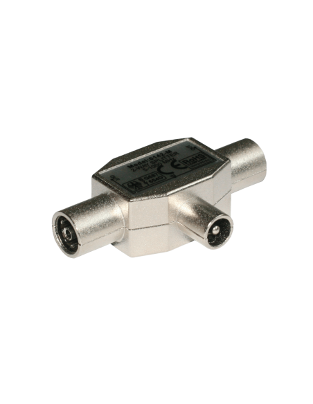 Mezclador distribuidor TV blindado 1 macho a 2 hembras