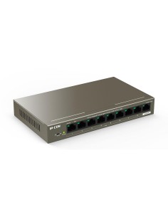Switch 9 puertos Gigabit no gestionable 8 puertos PoE L2 IP-COM