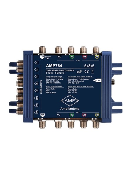 AMP764 / Multiswitch cascada 5x8