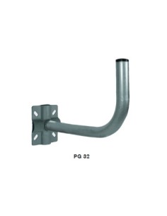 PG 32 / Soporte pared / barandilla / mastil  32mm 2
