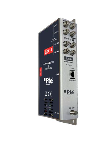 G 2414 / Cabecera compacta 4 x DVB-S/S2/S2x a 4 x DVB-T/ DVB-C