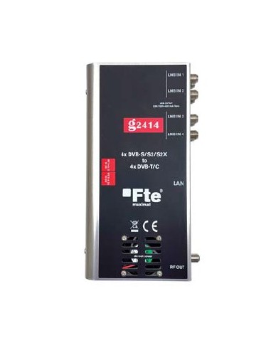 G 2414 / Cabecera compacta 4 x DVB-S/S2/S2x a 4 x DVB-T/ DVB-C