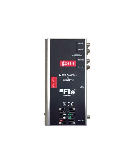 G 2414 / Cabecera compacta 4 x DVB-S/S2/S2x a 4 x DVB-T/ DVB-C