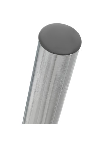 TUBO GALVANIZADO 50 x 1,5 x 120mm  C/.2 TAPONES