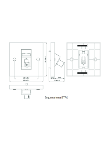 <p><strong>Características técnicas:</strong></p>
<p><span style="color:#4a4a4a;">Pérdidas de inserción = 0.20 dB</span></p>
<p>