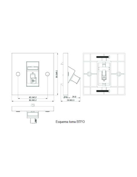 <p><strong>Características técnicas:</strong></p>
<p><span style="color:#4a4a4a;">Pérdidas de inserción = 0.20 dB</span></p>
<p>
