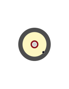 CFO 1-900 CABLE 1 FO SM G657-A2 LSZH Dca Negro Bob.500Mtrs.