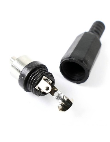 Conector RCA macho plástico