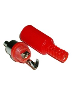 Conector RCA macho plástico