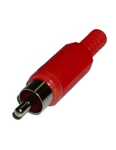 Conector RCA macho plástico 2