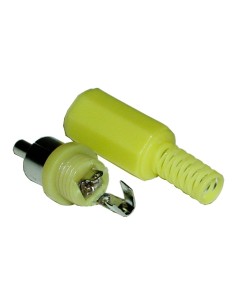 Conector RCA macho plástico 2