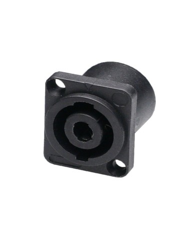 Conector Speakon hembra 4 pins chasis rectangular