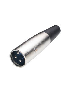 Conector Canon-XLR macho aéreo de 3 pines