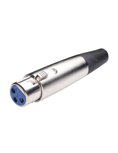 Conector Canon-XLR hembra aéreo de 3 pines 2