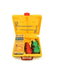 Medidor digital de resistencia de tierra con picas 2