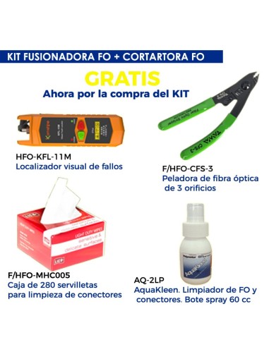 Kit Fusionadora FO T402S + Cortadora FO F-C5S