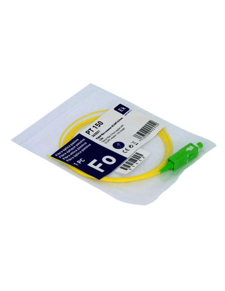 <p><strong>Características técnicas:</strong></p>
<p>Conector SC/APC</p>
<p>Fibra Monomodo 0.9mm G657-A2</p>
<p>Cubierta LSZH</p