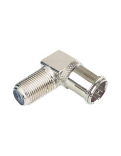 Adaptador F macho conexión rápida a F hembra 2