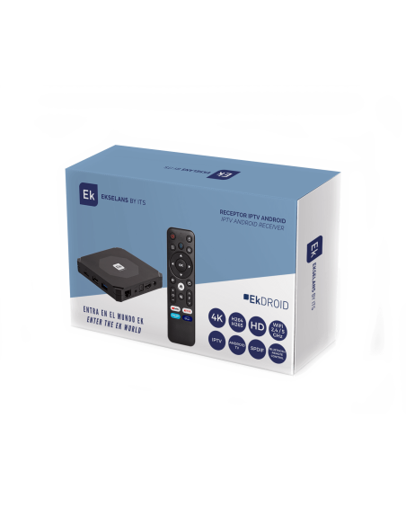 Receptor IPTV con sistema operativo Android 4K  / EK DR-2