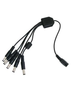 Cable distribuidor Aliment. 5 cámaras - 1 IN Hembra - 5...