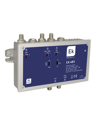 CA 483 / Central de potencia compacta 3 IN FM/BIII-DAB/UHF 48 dB