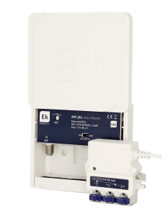 Amplificador mástil UHF 36dB + F.A. QuiCoax / KIT AM 361 2