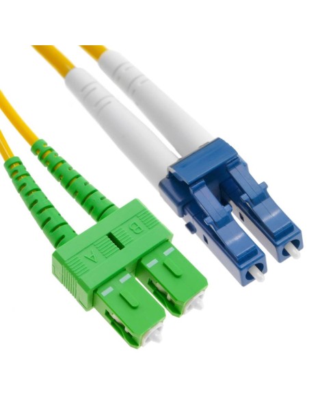 LATIGUILLO FO SM 9/125 OS2 DOBLE SCD/APC-LCD/PC 2Mtrs. LATIGUILLO FO SM 9/125 OS2 DOBLE SCD/APC-LCD/PC 2Mtrs.