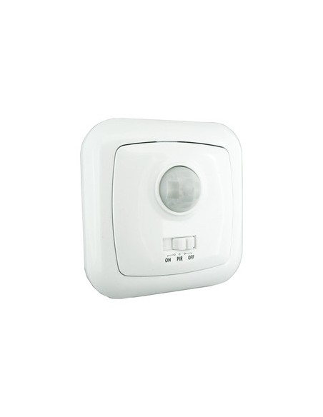 Interruptor/detector de movimiento por infrarrojos empotrable. 400 W