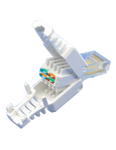 Conector macho RJ45 Cat6 Manual