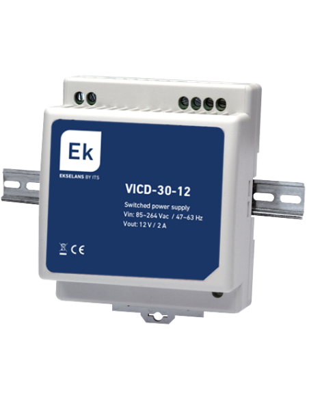 VICD-30-12   FUENTE  ALIMENTACION  12 VDC/2A  carril  DIN