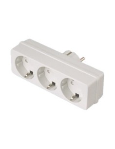 ADAPTADOR 3 TOMAS BIPOLAR 16A/250V 2