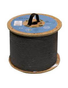 CLUR 6 CU-E CAB.LAN Cat.6 U/UTP CU 305mt Negro EXT.UV-PE