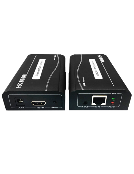 Transmisor - Receptor señales HDMI a través de un único estándar Cat5e/6 150m Fo
