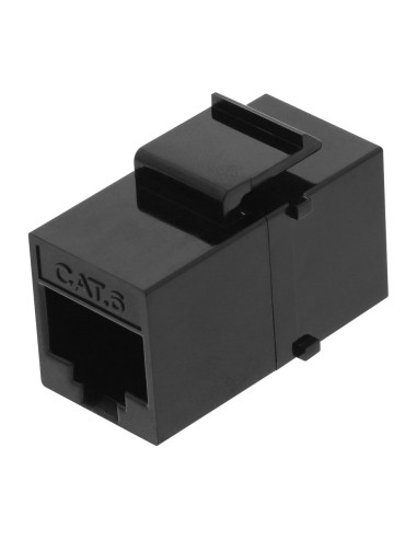 Adaptador Keystone RJ45 Cat.6 UTP hembra-hembra