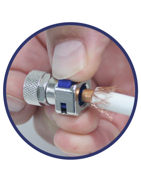 CF QC CONECTOR  F  QUICOAX